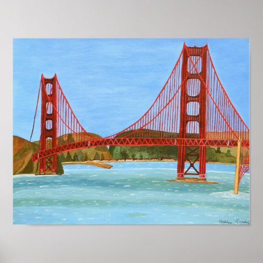 San Francisco-brugposter Poster (Voorkant)
