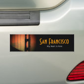 San Francisco Bumpersticker - Gepersonaliseerd (Op auto)