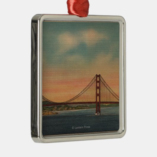 San Francisco, CA 2 Metalen Ornament (Rechts)