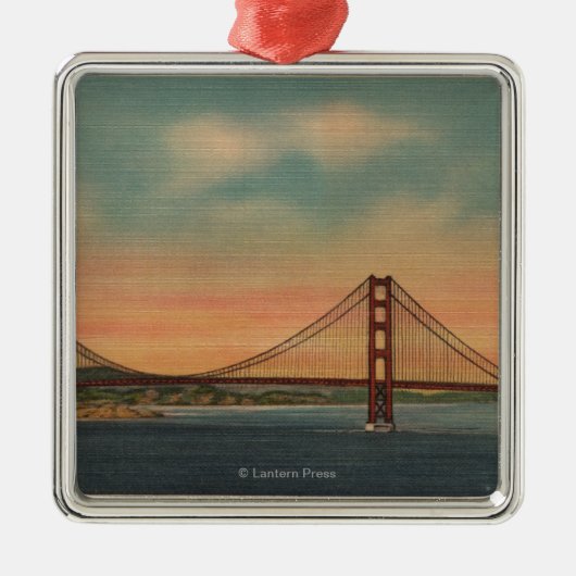 San Francisco, CA 2 Metalen Ornament (Voorkant)