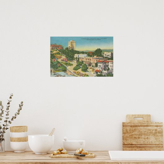 San Francisco, CA 3 Poster (Keuken)