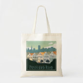 San Francisco, CA - Briefkaart Row Tote Bag (Voorkant)