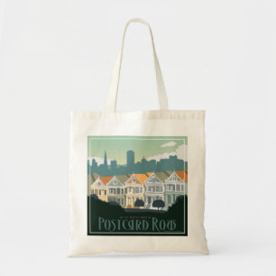 San Francisco, CA - Briefkaart Row Tote Bag