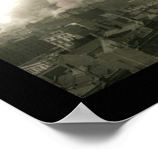 San Francisco CA Burning Photo 1906b Poster (Hoek)