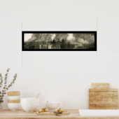 San Francisco CA Burning Photo 1906b Poster (Keuken)
