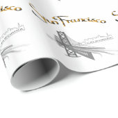 San Francisco, CA Cadeaupapier (Rol Hoek)