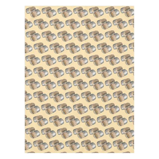 San Francisco CA California Mission Burrito Food Tafelkleed (Voorkant)