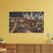 San Francisco, CA Canvas Afdruk (Insitu (Woonkamer))