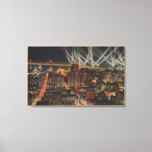 San Francisco, CA Canvas Afdruk (Voorkant)