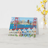 San Francisco, CA | de Stad door de Baai Kaart (Gele Bloem)