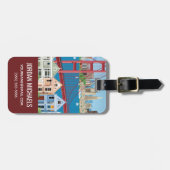 San Francisco, CA | De stad van de baai Bagagelabel (Voorkant horizontaal)