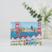 San Francisco, CA | De stad van de baai Briefkaart (Staand voorkant)