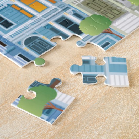 San Francisco, CA | De stad van de baai Legpuzzel (Zijkant)