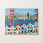 San Francisco, CA | De stad van de baai Legpuzzel (Horizontaal)