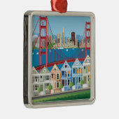 San Francisco, CA | De stad van de baai Metalen Ornament (Rechts)