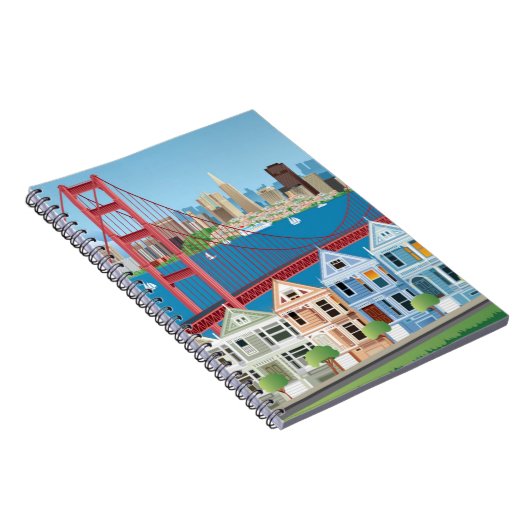 San Francisco, CA | De stad van de baai Notitieboek (Rechterzijde)