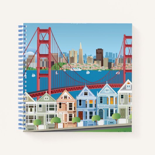 San Francisco, CA | De stad van de baai Notitieboek (Voorkant)