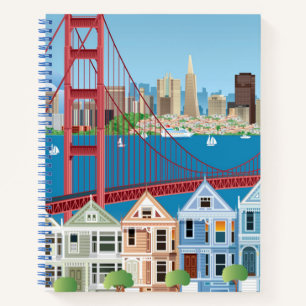 San Francisco, CA   De stad van de baai Notitieboek