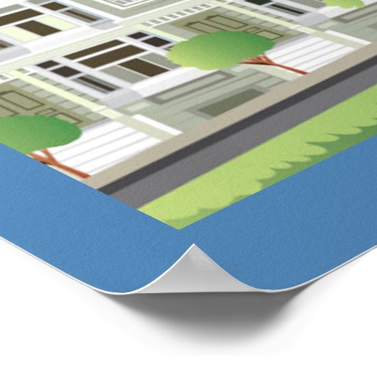 San Francisco, CA | De stad van de baai Poster (Hoek)