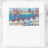 San Francisco, CA | De stad van de baai Rechthoekige Sticker (Tas)