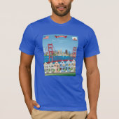 San Francisco, CA | De stad van de baai T-shirt (Voorkant)