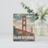 San Francisco, CA - Golden Gate Bridge Briefkaart (Staand voorkant)