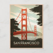 San Francisco, CA - Golden gate bridge Briefkaart (Voorkant)