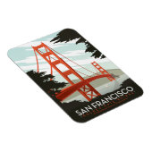 San Francisco, CA - Golden Gate Bridge Magneet (Rechterzijde)