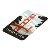 San Francisco, CA - Golden Gate Bridge Magneet (Linkerzijde)