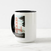 San Francisco, CA - Golden Gate Bridge Mok (Voorkant links)