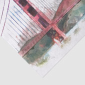 San Francisco, CA - Golden Gate Bridge Tissuepapier (Detail)