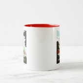 San Francisco, CA - Golden Gate Bridge Tweekleurige Koffiemok (Center)