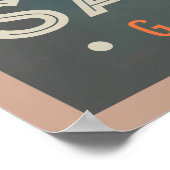 San Francisco, CA - Golden Gate Bridge vintage Poster (Hoek)