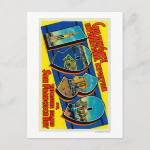 San Francisco, CA - Golden Gate Internat'l Briefkaart