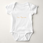 San Francisco CA Handtekening Romper (Voorkant)