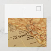 San Francisco, CA  Kaart (Voorkant / Achterkant)