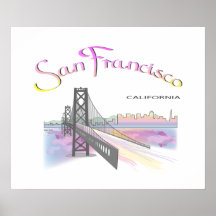San Francisco, CA met regenboogkleuren