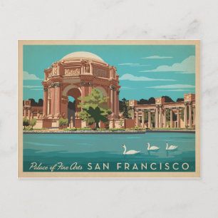 San Francisco, CA - Palace of Fine Arts Briefkaart