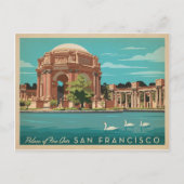 San Francisco, CA - Palace of Fine Arts Briefkaart (Voorkant)