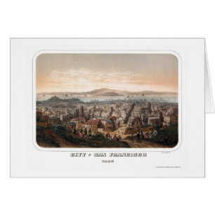 San Francisco, CA Panoramic Map - 1860