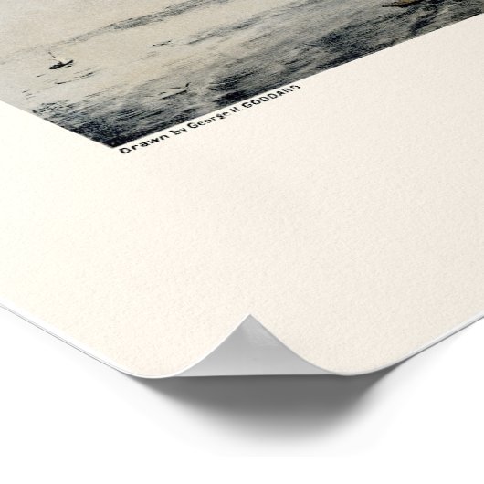 San Francisco, CA Panoramic Map - 1868 Poster (Hoek)