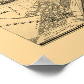 San Francisco, CA Panoramic Map - 1875 Poster (Hoek)