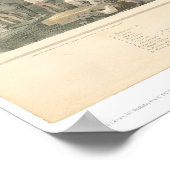 San Francisco, CA. Panoramische kaart (1551A) Poster (Hoek)