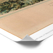 San Francisco, CA. Panoramische kaart 1849 (1626A) Poster (Hoek)