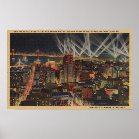 San Francisco, CA Poster (Voorkant)