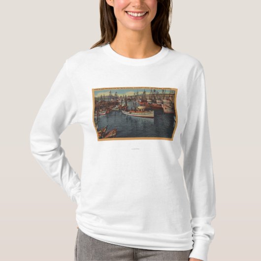 San Francisco, CA Purse-Seiners op Fisherman's T-shirt (Voorkant)