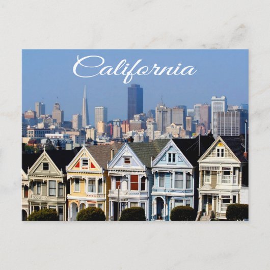San Francisco CA Skyline Briefkaart - Verenigde St (Voorkant)