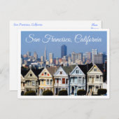San Francisco CA Skyline Briefkaart - Verenigde St (Voorkant / Achterkant)