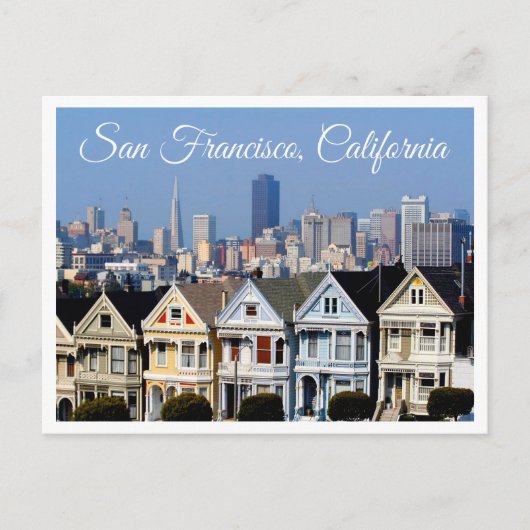 San Francisco CA Skyline Briefkaart - Verenigde St (Voorkant)