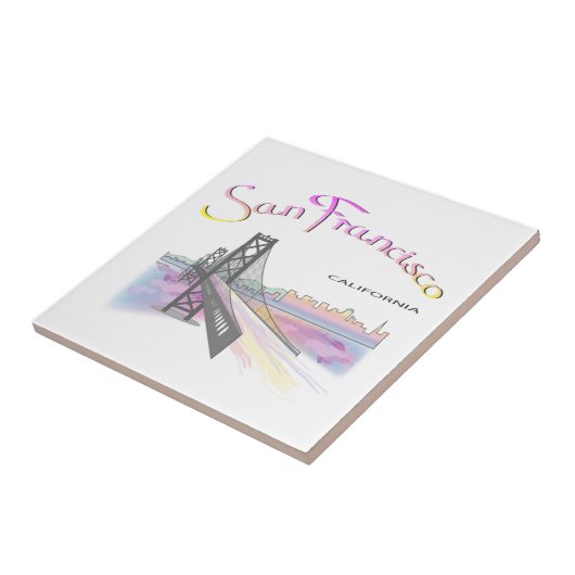 San Francisco, CA Tegeltje (Zijkant)